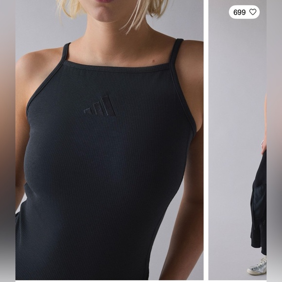 Adidas Essentials Ribbed Knit Top - Picture 2 of 4